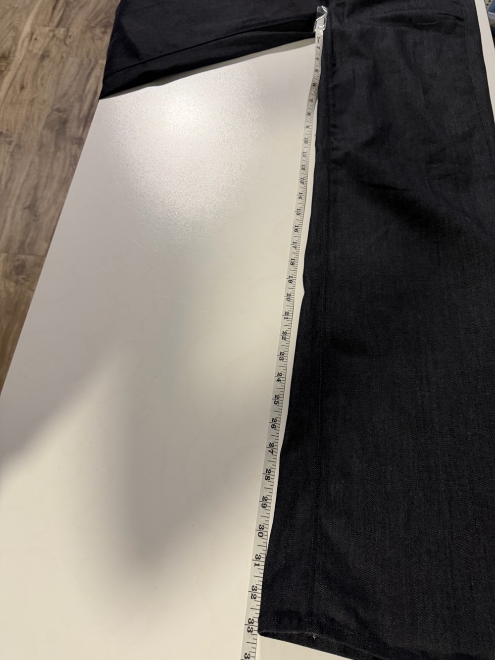 J Brand Eva High Rise Flare Jeans 28 Dark Wash Long Wide Leg Denim - Picture 8 of 11